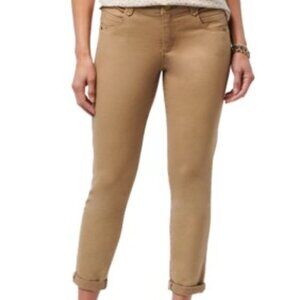 Democracy "Ab"solution® Colored Ankle Skimmer Pants, Peanut Butter, 14, NWT